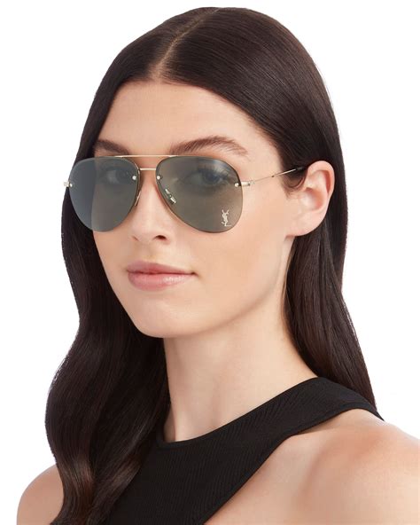 ysl classic aviator sunglasses